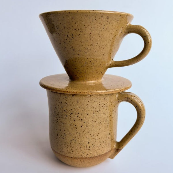 Sand Coffee Pour Over W/ Handle