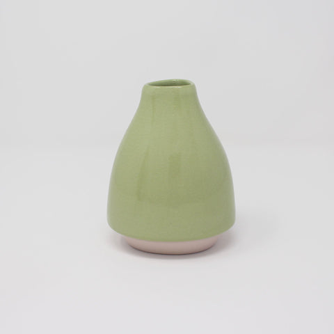 Avocado Purple Bottom Curve Bottle Vase