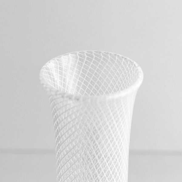 Reticello Cane Bridal Champagne Flutes, Set of 2