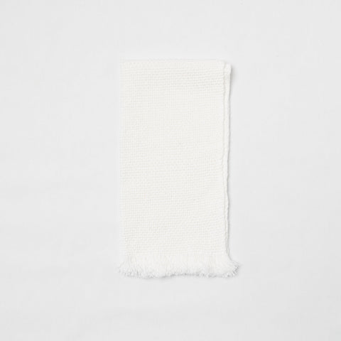 KD Weave White Hand Towel, Set of 2