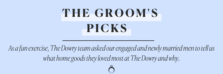 What Grooms Want On Their Wedding Registry. Handcrafted. American-made.