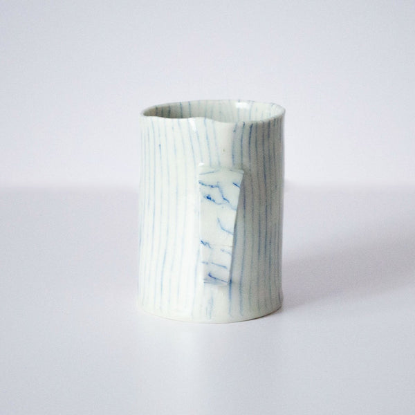 Saori Chalk Stripe Nerikomi Mug