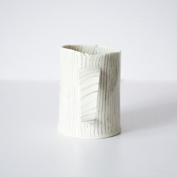 Saori Chalk Stripe Nerikomi Mug