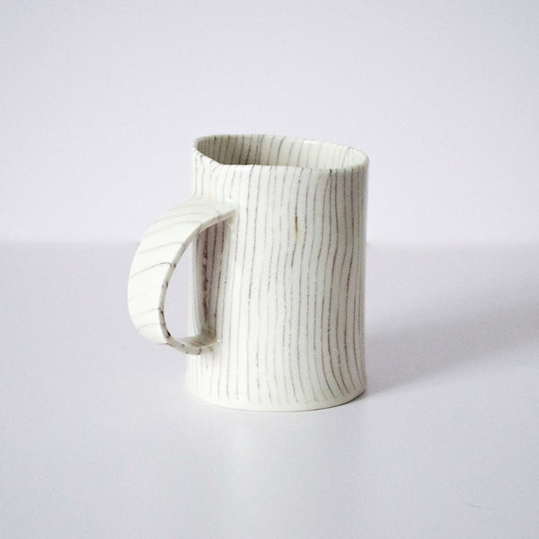 Saori Chalk Stripe Nerikomi Mug