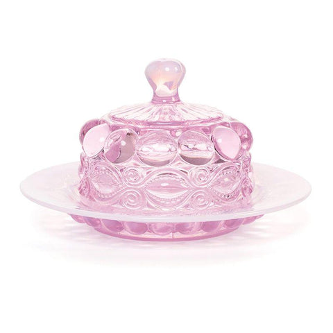 Eye Winkler Pink Butter Dish