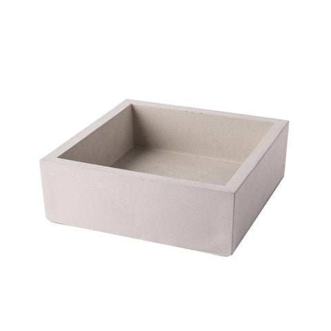 Concrete Cocktail Napkin Holder, Gray