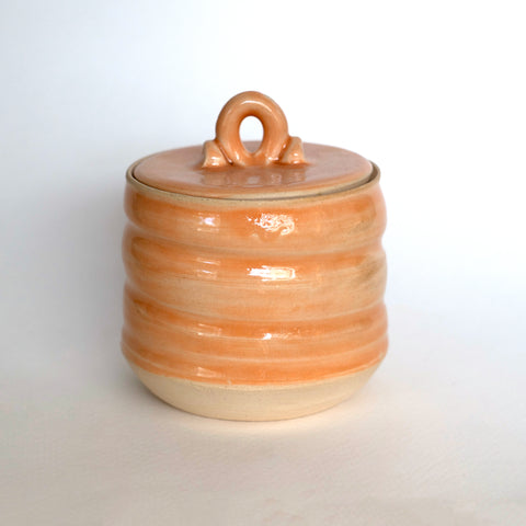 Orange Butter Keeper Dish