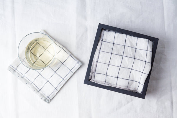 Concrete Cocktail Napkin Holder, Charcoal