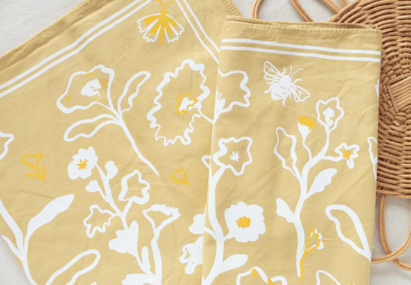 Blossoms Tea Towel