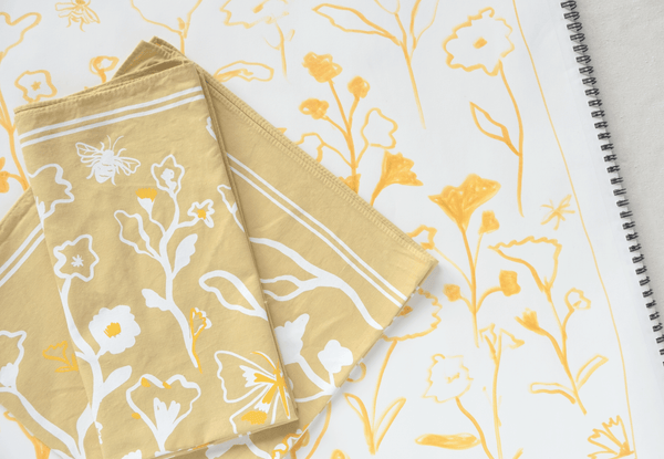 Blossoms Tea Towel