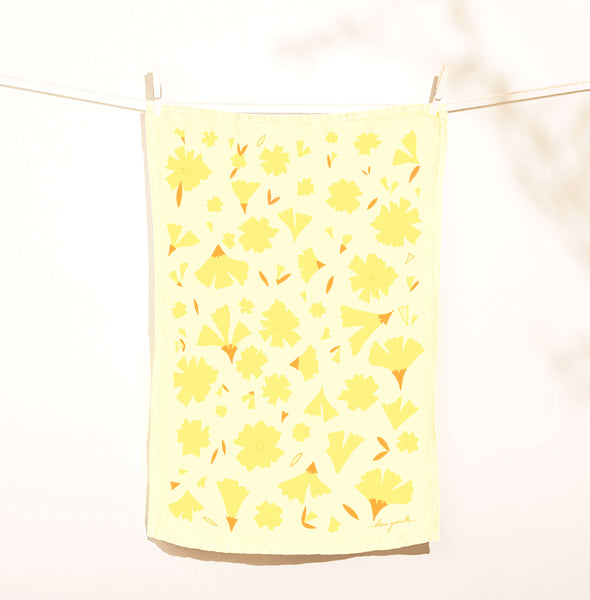 Marigold Linen Tea Towel