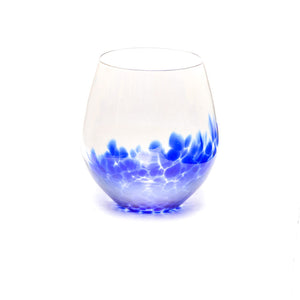 Cobalt Blue Stemless Wine Glass