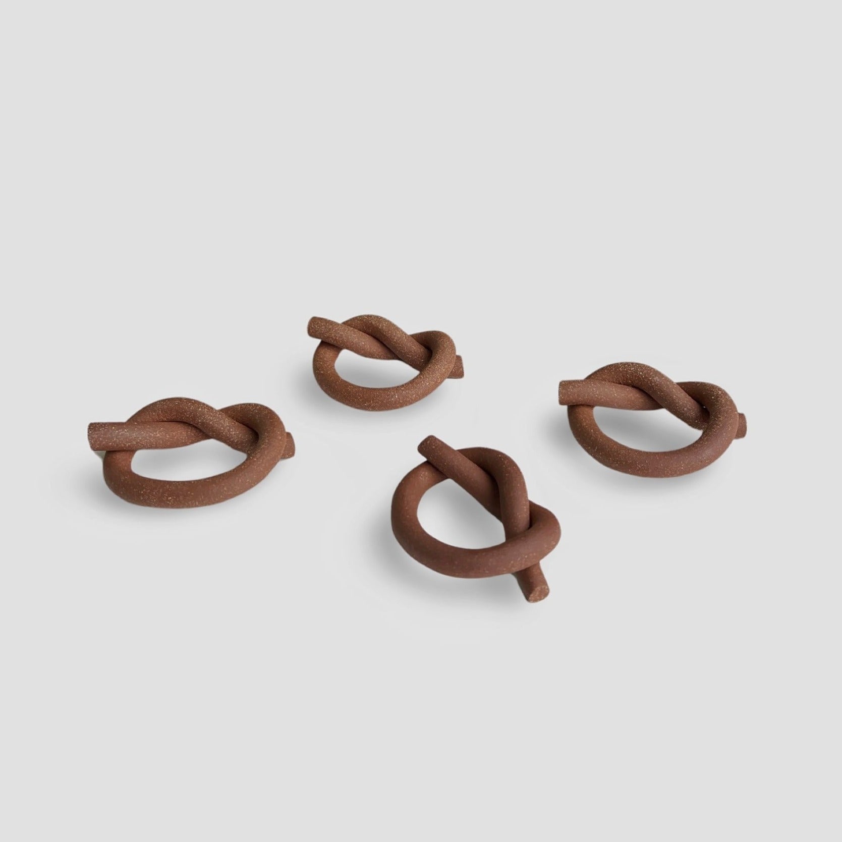 Brick Knot Napkin Ring, Set of 2