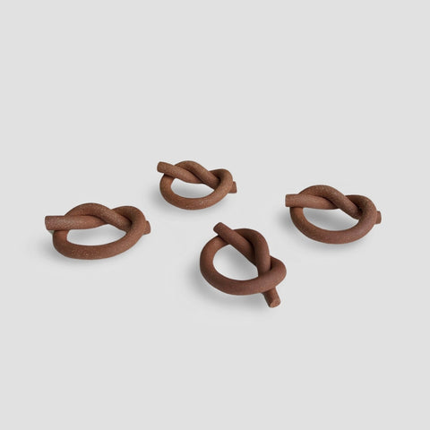 Brick Knot Napkin Ring, Set of 2