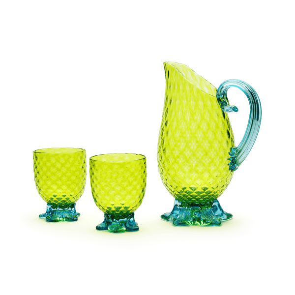 Lime and Aqua Pineapple Set
