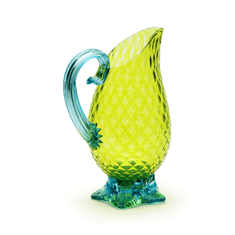 Lime and Aqua Pineapple Pitcher
