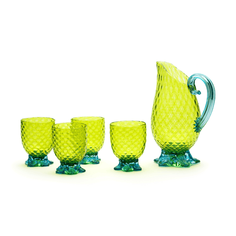 Lime and Aqua Pineapple Set