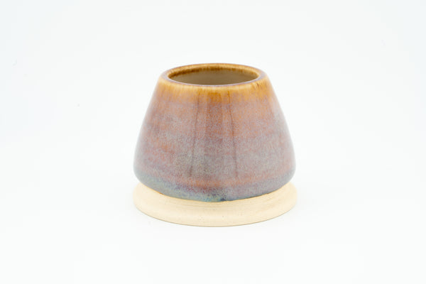 Purple Quartz Chawan Matcha Bowl with Whisk Holder