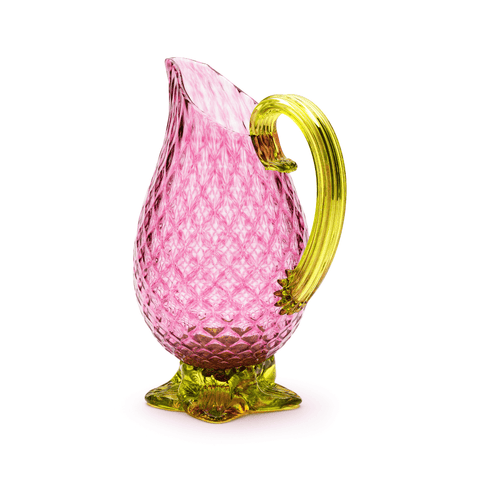 Pink and Green Pineapple Pitcher