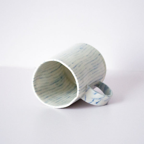 Saori Chalk Stripe Nerikomi Mug