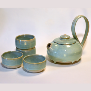 Turquoise Tea Pot Gift Set
