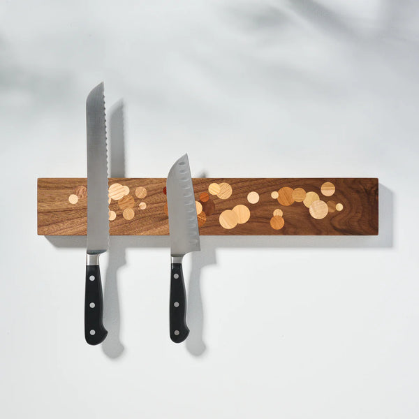 YAYOI Walnut Magnetic Knife Holder
