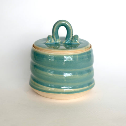 Turquoise Butter Keeper Dish
