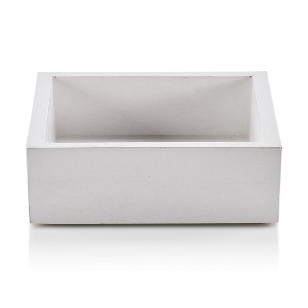 Concrete Cocktail Napkin Holder, White
