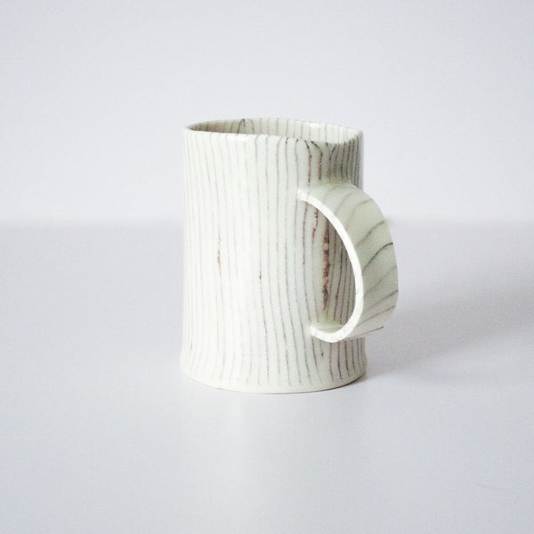 Saori Chalk Stripe Nerikomi Mug
