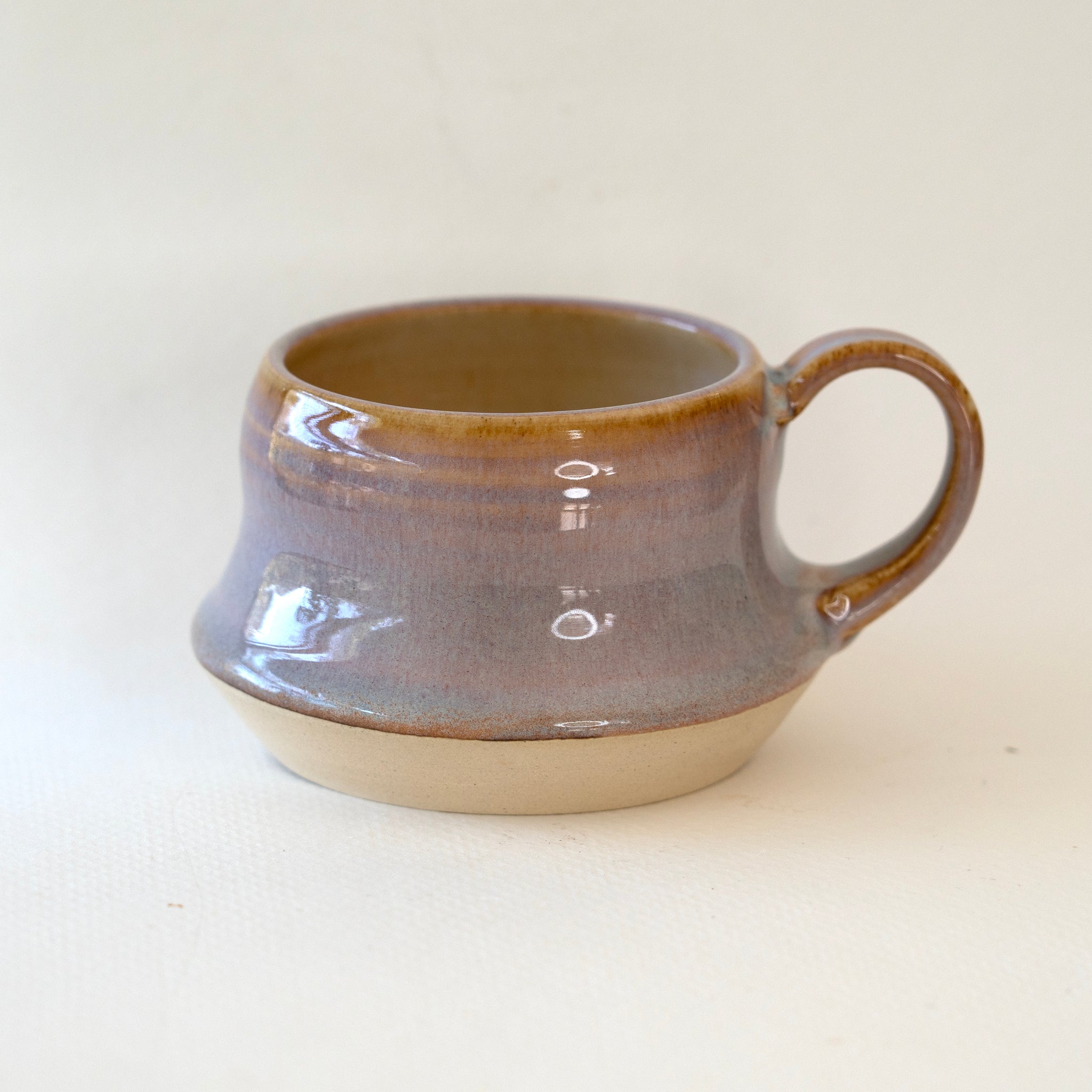 Purple Quartz Curvy Wide Mug