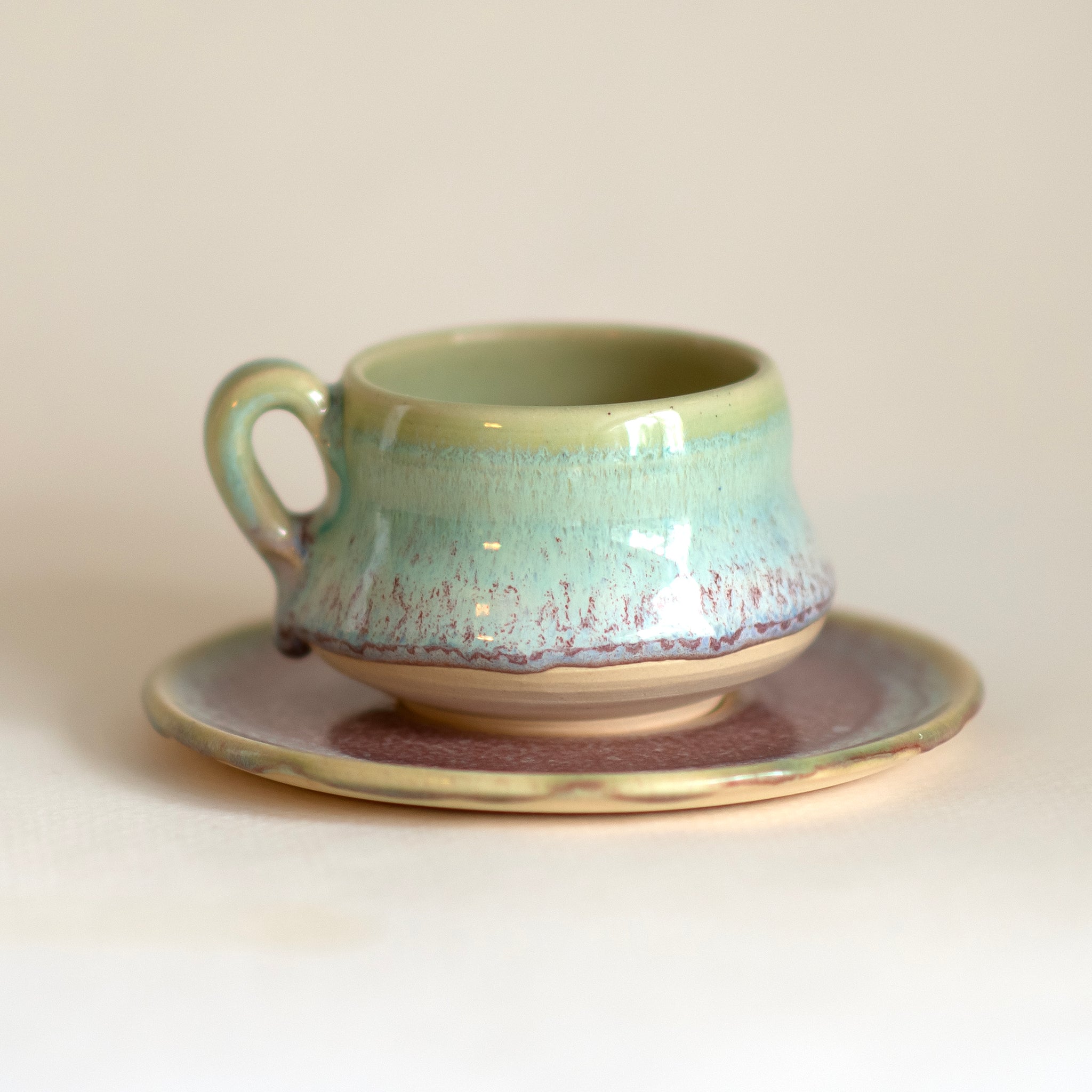 Triple Melt Espresso Cup & Saucer