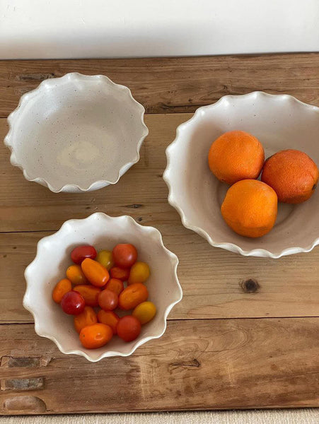 Small Ruffle Bowl