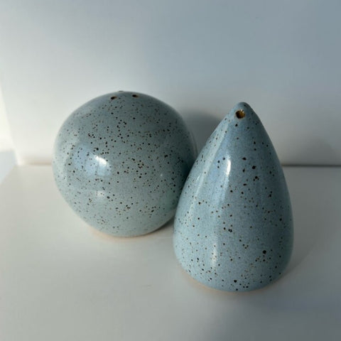 Light Blue Salt and Pepper Shaker