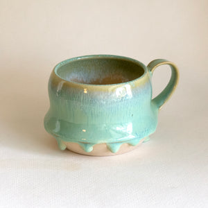 Blue Spume Curvy Wide Mug