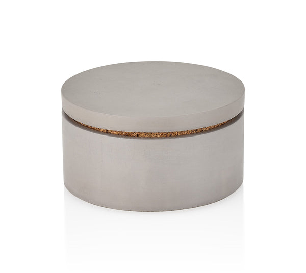 Concrete Classic Salt & Spice Cellar, Gray