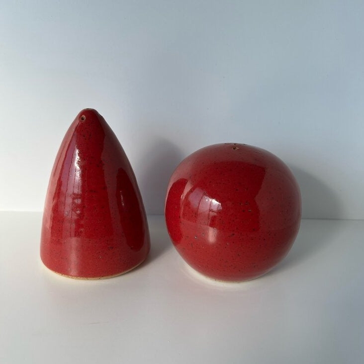 Red Salt and Pepper Shaker