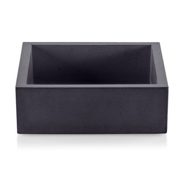 Concrete Cocktail Napkin Holder, Charcoal
