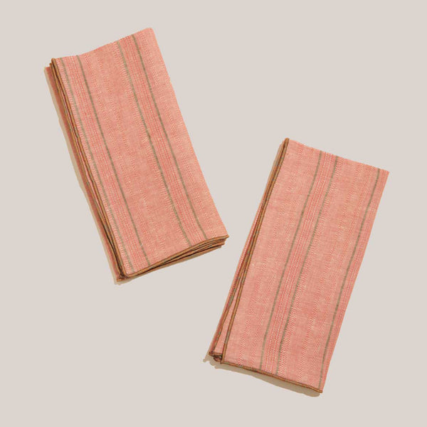 Bohemian Striped Napkins, Set of 4