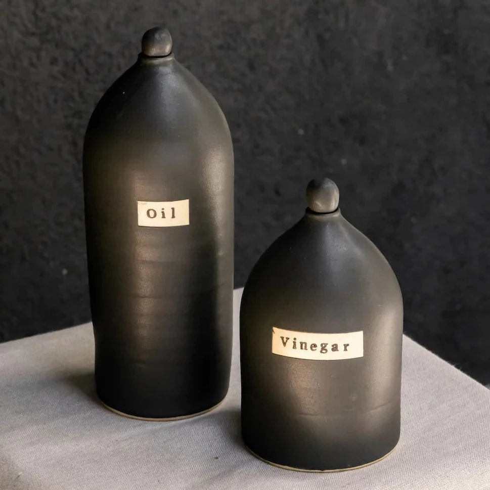 Tuscany Noir Oil & Vinegar Set