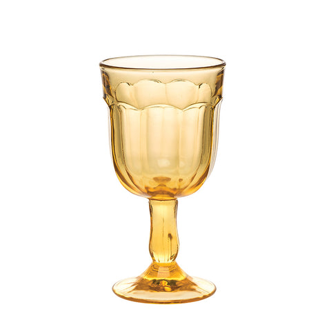 Arlington Honey Amber Water Goblet