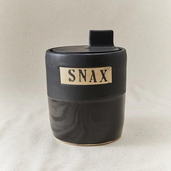Noir Pet Snax Canister
