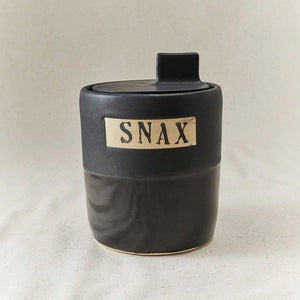 Noir Pet Snax Canister