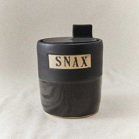 Noir Pet Snax Canister