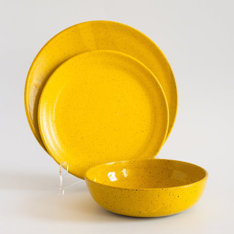 RPK Yellow Place Setting, 3 Piece