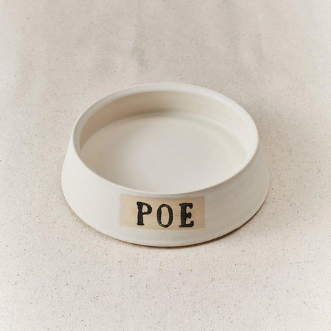 Poe Blanc Pet Bowl