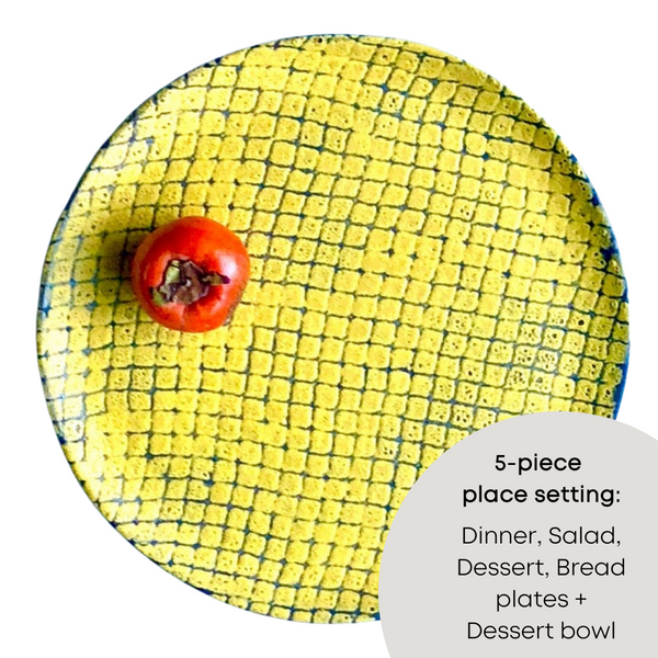 Turmeric Place Setting, 5 Piece