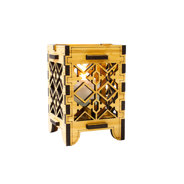 Aztec Bamboo Candle Lantern