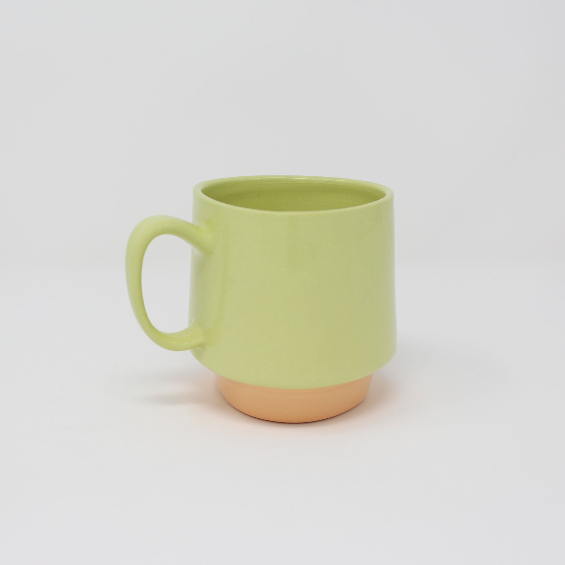 Chartreuse Orange Bottom Curve Mug no.1