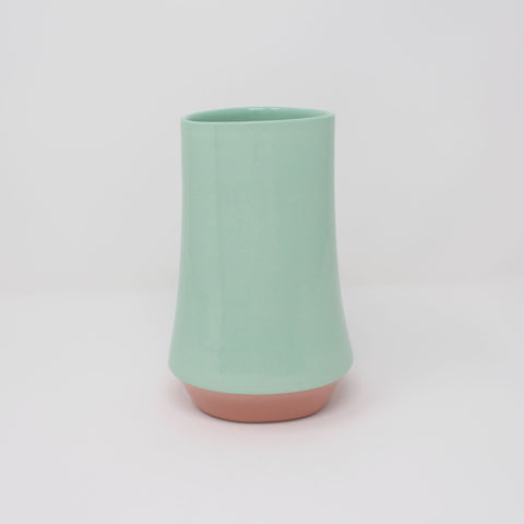 Bermuda Pink Bottom Curve Vase