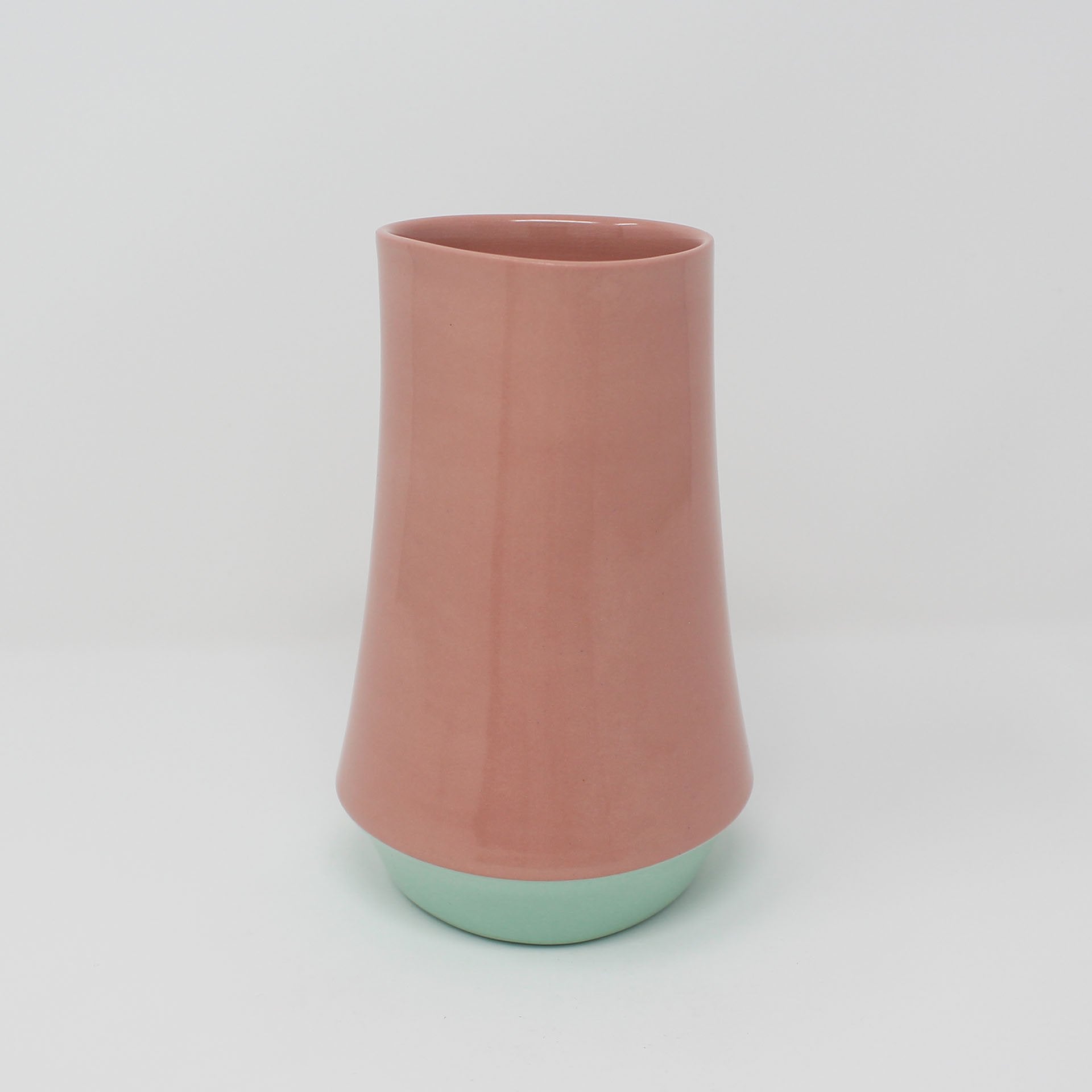 Pink Bermuda Bottom Curve Vase